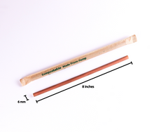 Load image into Gallery viewer, 8" Standard(6mm) HempStraws