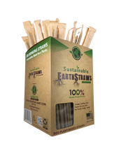 Load image into Gallery viewer, 10.25&quot; Boba Hemp Straws (aka &quot;EarthStraws&quot;)
